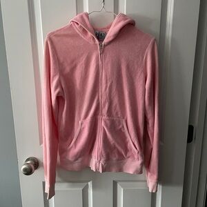 Juicy Couture Light Pink Terry Hoodie Tracksuit